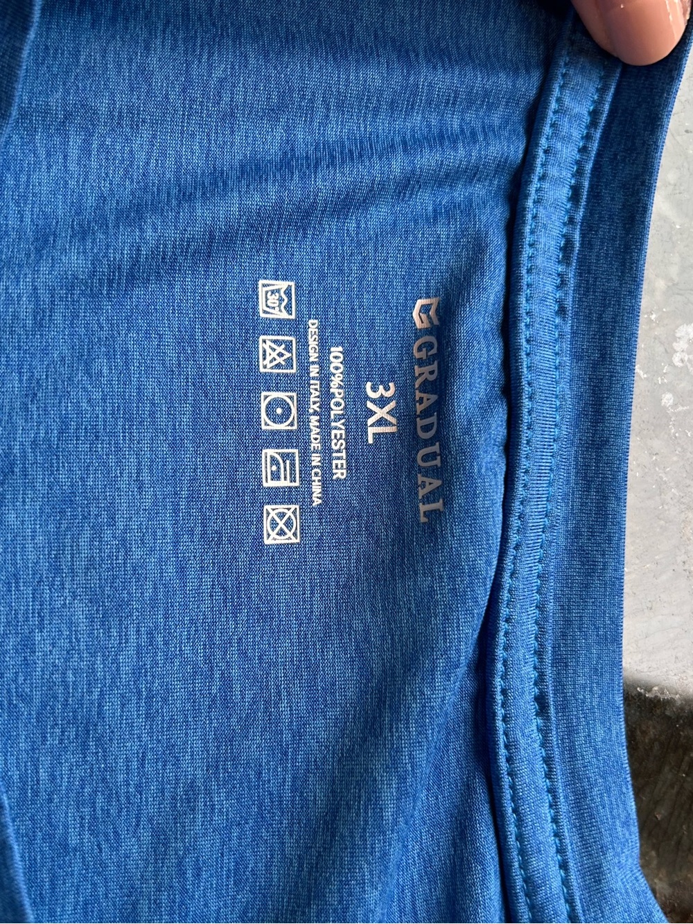 NWOT Gradual SZ 3X Athletic Performance Outdoor Crewneck. - Picture 5 of 7